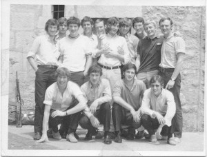 Scottish squad in Luxembourg 1970